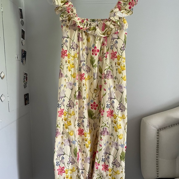 Floral Ruffle Maxi Dress - Picture 1 of 2